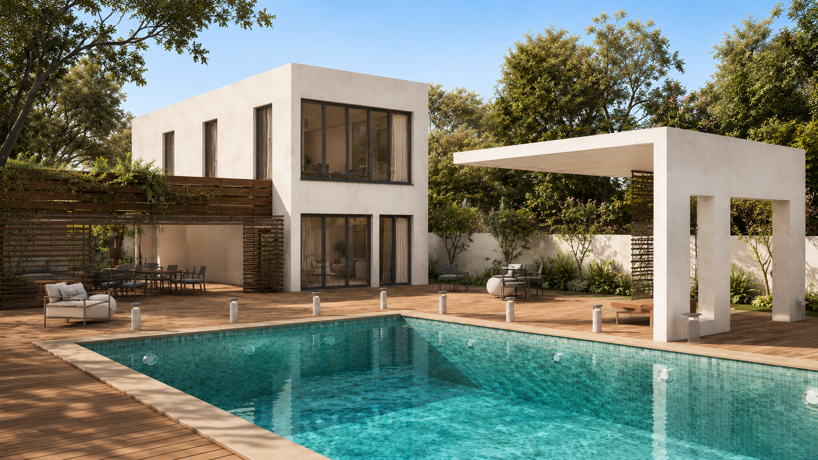 Villa with Pool — After